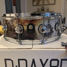 NATAL 1 of 2 Special Snare Drums 14x5.5 MIA Help For Heroes D-DAY 80