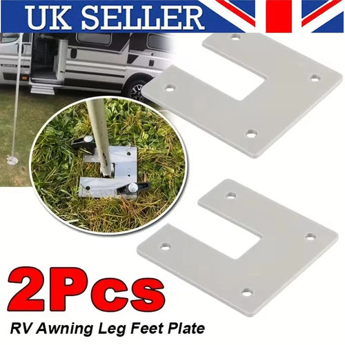 Awning leg feet - leg, plate