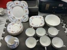 Vintage Tuscan Fine China Plant Tea Service 21 Piece Set