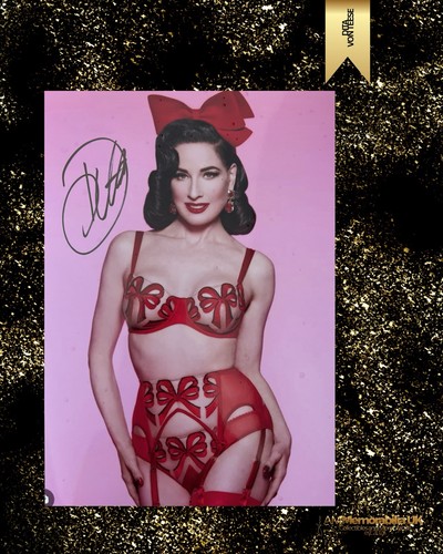 Dita von teese signed american - dita,