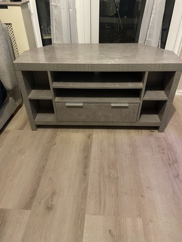 Concrete grey living room set - concrete,