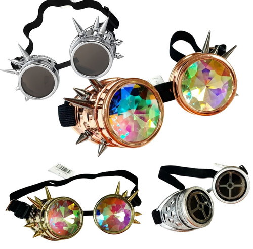 Steampunk goggles spiked - goggles, punk