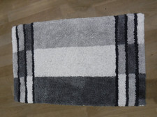 Grey Mix Stripe Bath Mat from