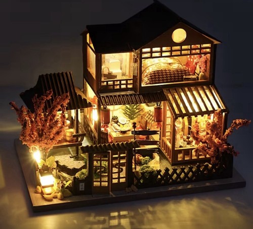 Diy miniature dollhouse kit - miniature,