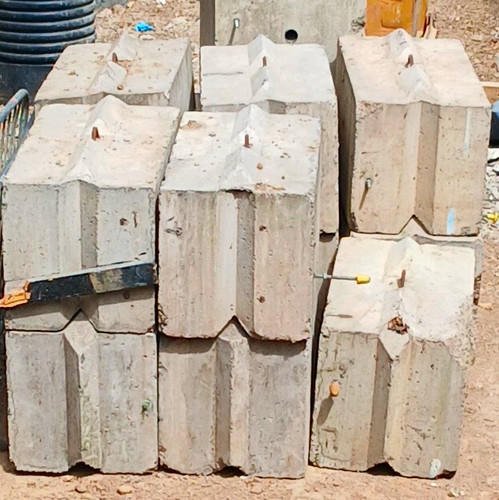 Grey precast concrete - grey,
