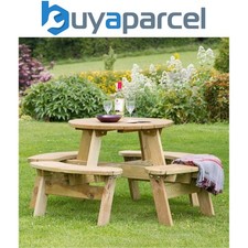 Zest Katie Round Wooden Picnic