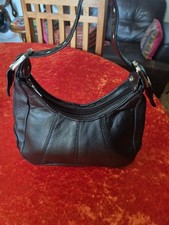 Small Black Leather Bag 