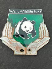 World Wildlife Fund WWF Panda Motor Automobile Car Badge Enamel Emblem
