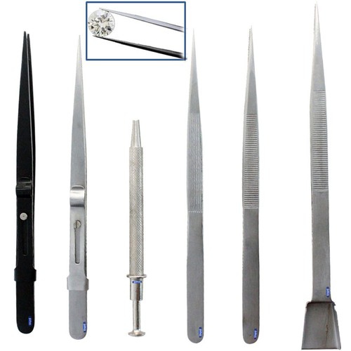 Diamond handling tweezers - diamond,