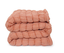 Futon Company Terracotta  Kiruto Quilted Throw / Quilt 150cm x 165cm £90