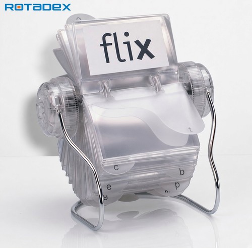 Rotadex flix rotary card - rotadex,