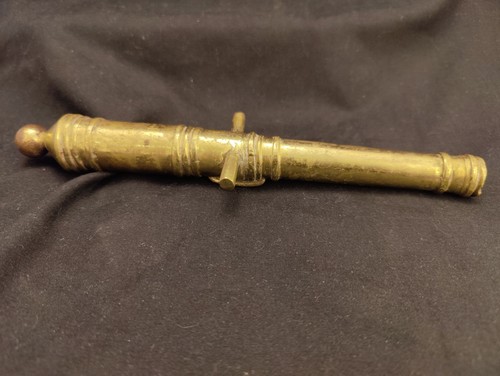 Vintage brass cannon barrel - vintage,