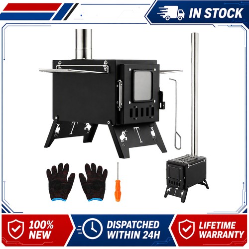 Foldable outdoor wood stove - wood,