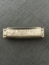 Antique Hohner Marine Band 1896 Harmonica | Key A | 1930s German | Working
