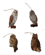Owl christmas tree decorations - owl,