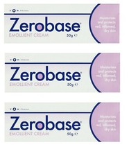 Zerobase Emollient Cream 50g {Pack 3}