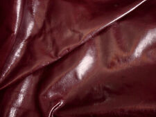 Fabulous waxy cowhide BURGUNDY 0.9/1.0mm  BARKERS HIDE & LEATHER SKINS N232