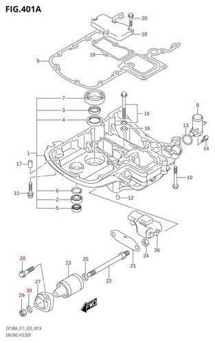 Suzuki genuine bolt df100 - suzuki,