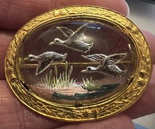 Vintage 3 Ducks in Flight