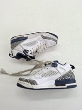 Jordan Spizike Junior Trainers Sneakers White and Blue Size UK 5.5 EU 38