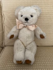 Vintage white Merrythought teddy bear