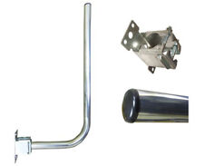 3′ foot L SHAPED POLE & BRACKET loft caravan mounting kit MAST TV aerial J pole