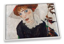 Egon Schiele Wally Neuzil CANVAS FLOATER FRAME Wall Art Print Picture