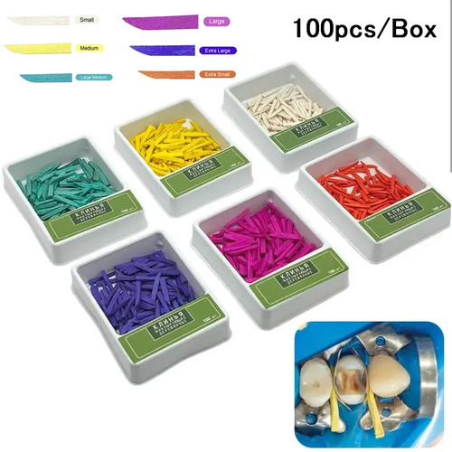 100pcs dental wooden wedges - dental,