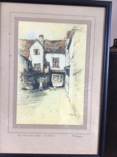 Vintage print the white - vintage, of