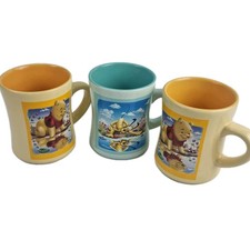 3 x large Disney store mugs
