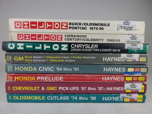 Lot chilton haynes car - 8,