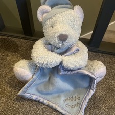 Snuggle Chums blue bear soft