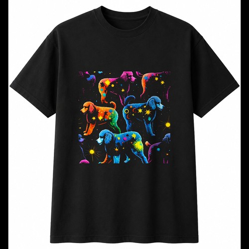 Standard poodle under the - standard,