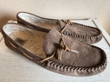 UGG Dakota Chestnut Slippers Moccasins Shoe Suede Sheepskin Size UK 8.5 (F4)