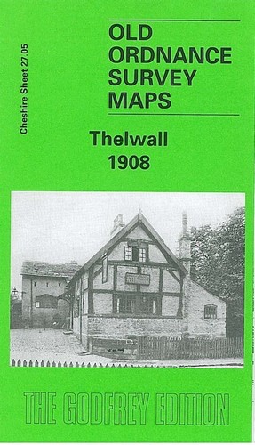 Thelwall 1908 cheshire sheet - thelwall,