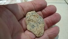 Nice medieval lead pot mend with faint cross visible Yorkshire find 1970s L34L