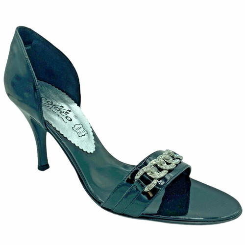 Zodiaco ladies black patent - ladies,