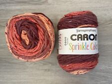 Yarn Art Caron Sprinkle Cakes knitting / crochet chunky yarn Raspberry. 1 x 227g