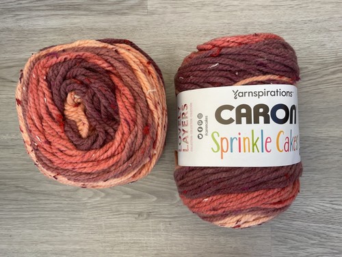 Yarn art caron sprinkle cakes - yarn,