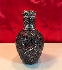 ASHLEIGH BURWOOD FRAGRANCE OIL LAMP 'COUGER' HANDMADE REQUIRES WICK