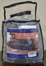 3 Seater Sofa - Slip Cover/4Pc Set - Grey Jacquard - Polyester & Spandex