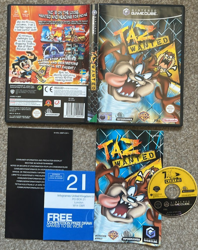 Taz wanted - taz, gamecube)
