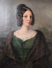 Young Lady with Fur Stole