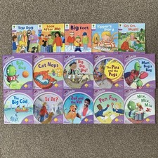 15 Books Biff Chip & Kipper Songbirds Level Stage 1 Oxford Reading Tree Phonics