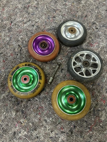 Stunt scooter wheels job - scooter,