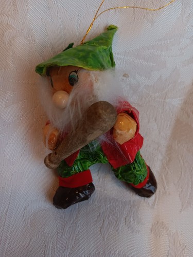 Unusual elf papier mache - papier,