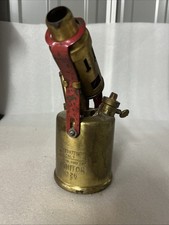 Monitor No.26 Vintage Brass Paraffin Blow Torch Lamp, British-made