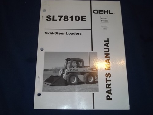 Gehl sl7810e skid - sl7810e, loader
