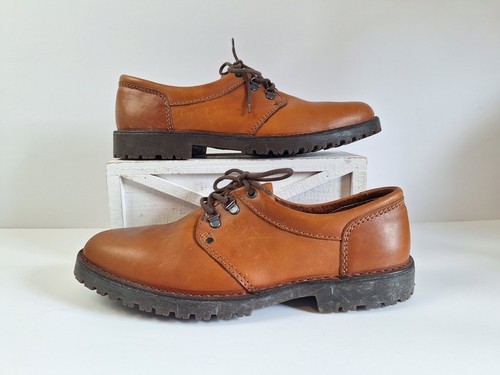 Clarks shoes brown - shoes, waxed