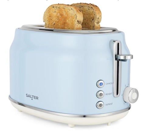 Salter retro blue slice - salter, 2-slice